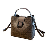 The Teacher Tote Spring/Summer Fashion Printed Large-Capacity Bucket Bag Shoulder Handbag All-Match Messenger Bag