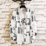 Men's Shirts Printed Large Size Long Sleeve Shirt