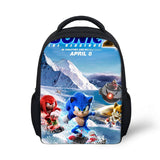 Sonic Backpack Sonic the Hedgehog Cartoon Sonic 2 Children Cartoon Small Bookbag