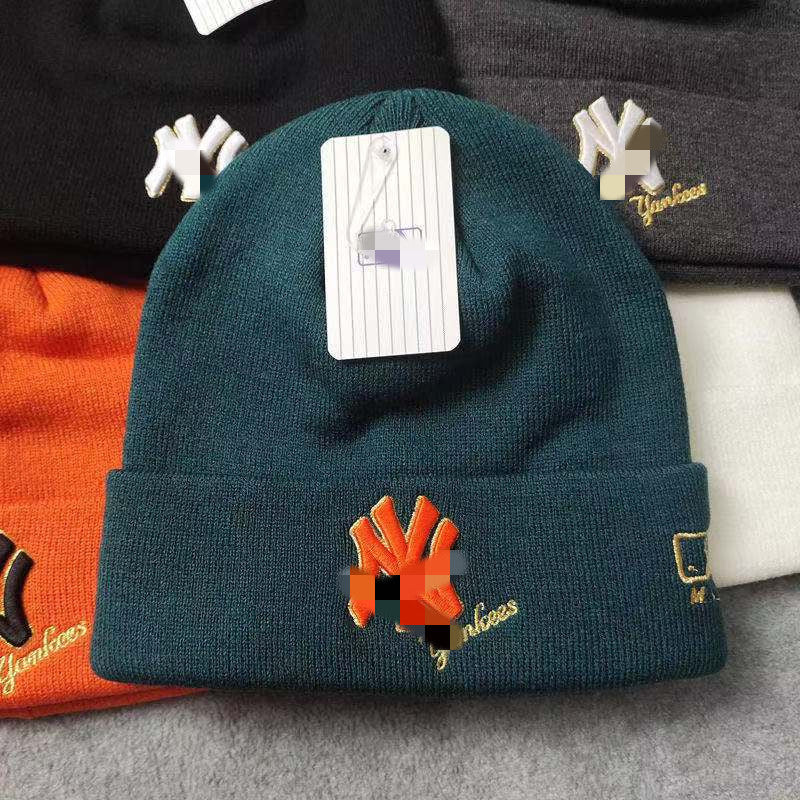 Yankee and Dogers Winter Hat Woolen Cap Men and Women Knitted Hat Autumn and Winter Warm