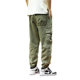 Men Cargo Pants Spring Loose Men's Casual Trousers