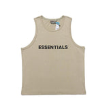 Fog Essentials Vest Fear Of God Essentials Letter Vest Men and Women Fog Couple T-shirt