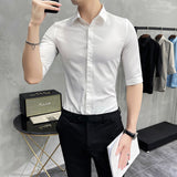 Men Shirt Half Sleeve Shirt