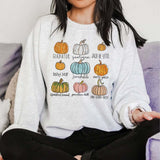 Halloween Costumes Pumpkin Pumpkin Printed Crew Neck Sweatshirt Female