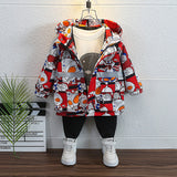 Toddler Boys Jackets Ultraman Children's Clothing Boys Spring and Autumn Coat Shell Jacket