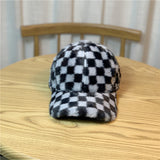 Vintage Check Baseball Cap