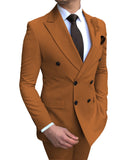 Double Brewed Seersucker Suit Suit Men's Slim Dress