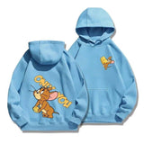 Tom and Jerry Hoodie Sweater Men's Autumn and Winter Long Sleeve Fashion Brand Cartoon Couple Coat Women