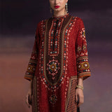 Beth Dutton Bohemian Dress Winter Autumn Midi Dresses Split Long Sleeve Dress