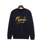In Memory of Kobe Hoodie Kobe Memorial Clothing Casual Loose Men's and Women's Fleece round Neck Sweater