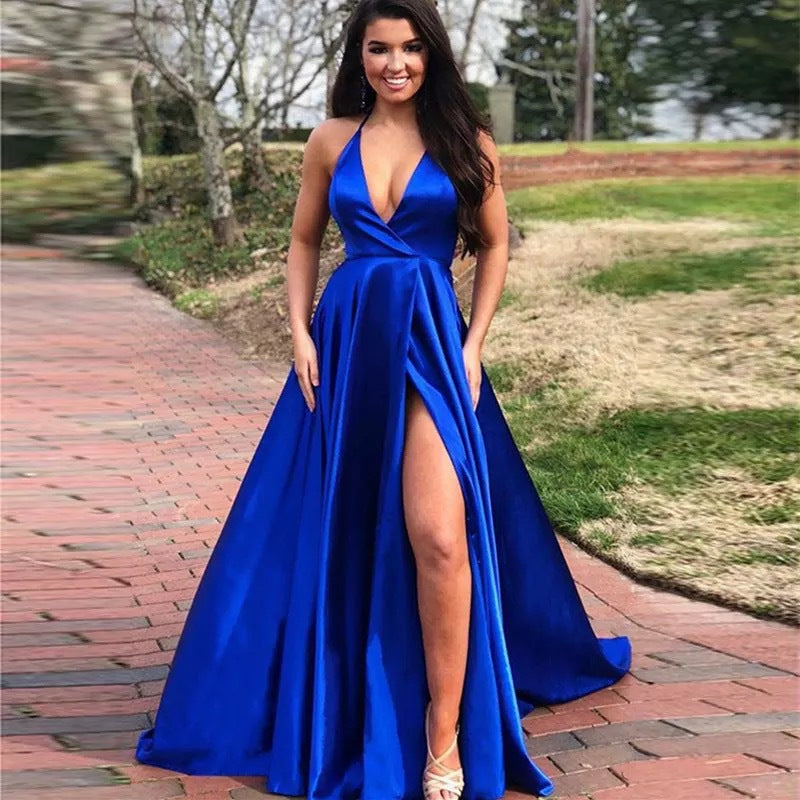 Prom Dresses Royal Blue Ball Dress Sexy Evening Dress