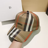 Vintage Check Baseball Cap