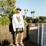 Rrr123 Shorts Drawstring Sports Shorts 123 Embroidered Mesh Breathable Shorts