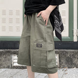 Harajuku Clothing Men's Casual Shorts Cargo Pants Men plus Size Retro Sports