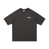 Men T Shirt Summer Casual Tops Men's Clothes Summer Wear Vintage Men's round Neck Short Sleeve Casual Black and White Street Figure T-shirt