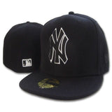 La 59fifty Hats Yankees Flat-Brimmed Cap NY Baseball Cap