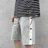 Summer Men Shorts Breasted Shorts Straight Sports Pants