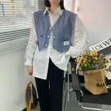 Preppy Aesthetic Outfits Vest Spring Short Vest