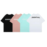 Fog T Shirt Men's Spring/Summer Letter Print round Neck Thin Tshirt Casual Fear Of God