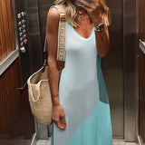 Women Dress Summer Loose Bohemian Midi Strap Dress
