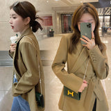 Beth Dutton Outfits Small Suit Jacket Slim Fit Casual Chanel-Style Female Spring and Autumn Top