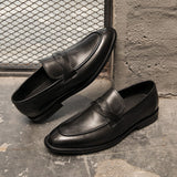 Indo Western Shoes Summer Casual British Leather Shoes Loafers Peas Shoes
