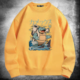Men and Women Pokemon Pikachu Hoodie Pokémon Squirtle Crew Neck Pullover Sweatshirt