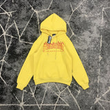 Thrasher T Shirt Loose Printed Elegant Flame Burning Sweater Fleece-Lined Couple Style