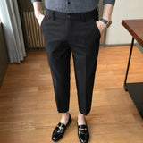 Men Trousers Minimalist Thin Casual Pants