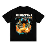 Juice WRLD T Shirt 2Pac Kanye West Justin Bieber Travis Scottasapt T-shirt Hip Hop