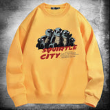 Men and Women Pokemon Pikachu Hoodie Crew Neck Sweater