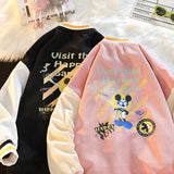 Corduroy Patch Jacket Corduroy Baseball Uniform Jacket