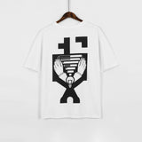 Cavempt Ce Life Cav @ Empt Hanger Printing Male and Female Couple Short Sleeve