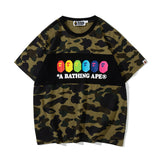 Bape T Shirt Short Sleeve Men and Women Loose-Fitting Casual T-shirt