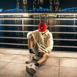 Essentials Polo Shirt Fog Fear of God Loose Long Sleeve Sweatershirt