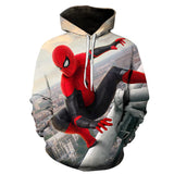 Men Spider Hoodie Marvel Series Sweater 3D Printing Autumn and Winter