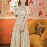 Women cottagecore Dress Summer Gentle