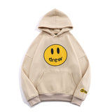 Smiley Face Hoodie Drew Smiley Face Printed Men's and Women's Casual Hooded Sweater