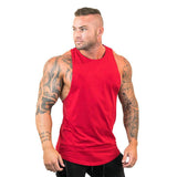 Man Tanks Men's Vest Cotton Solid Color Men's Sports