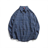 Denim Shirts for Spring and Autumn Casual Loose Long Sleeve Jacket Men