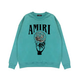 Amiri Sweatshirt Amiri Crew Sweatshirts Crew Neck Sweater