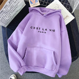 Slogan Graphic Hoodie