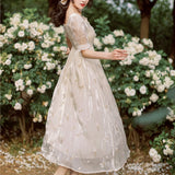 Women Cottagecore Dress Vintage Dress Summer Dress