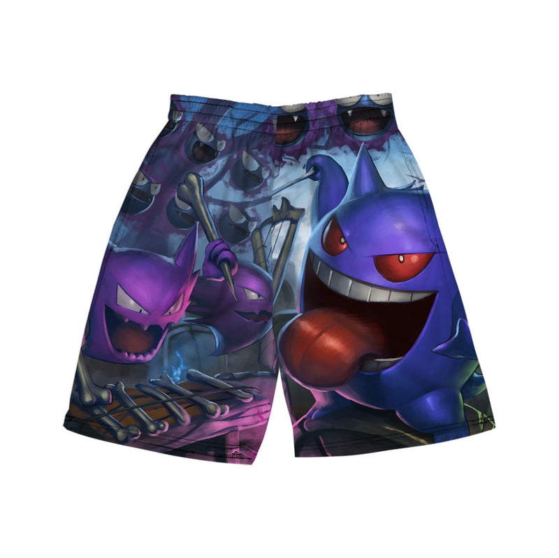 Men and Women Pokemon Pikachu Pant Pokémon Haunter Men's Tether Shorts