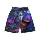 Men and Women Pokemon Pikachu Pant Pokémon Haunter Men's Tether Shorts