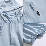 Men Sun Protection Clothing Summer Sun Protective Clothes Men's Loose Couple Casual Jacket