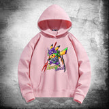 Men and Women Pokemon Pikachu Hoodie Pikachu Eva Hooded Sweater