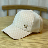 Vintage Check Baseball Cap