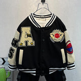 Toddler Boys Jackets Boys' Coat Spring And Autumn Children 'S Baseball Uniform