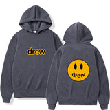 Drippy Hoodies Smiley Face Drew Biber Same Style Sweatershirt